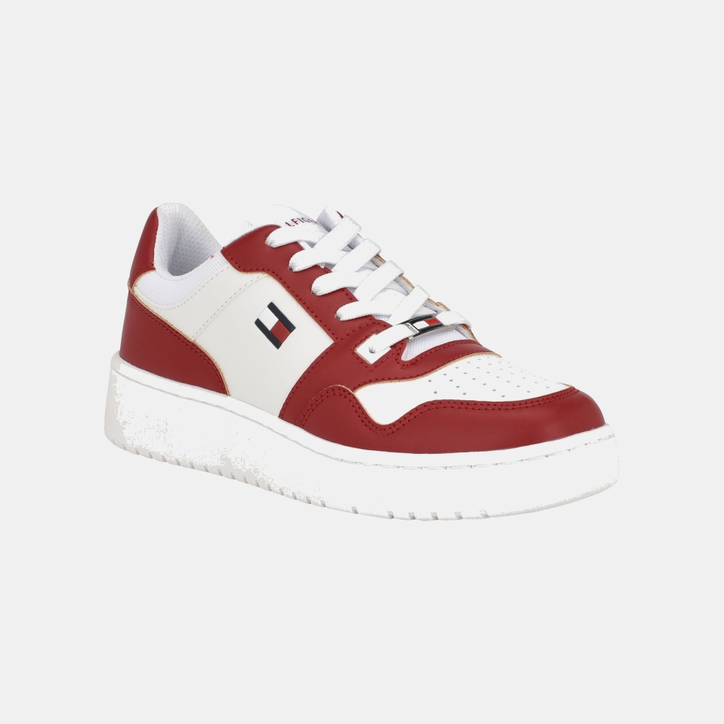 Tommy Hilfiger Women's Twigye Lace-Up Sneakers - Red/White