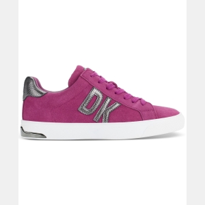DKNY Women's Abeni Lace Up Low Top Sneakers - Berry - Image 3