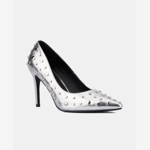 Torgeis Women's Zoelle Heel Pump - Silver