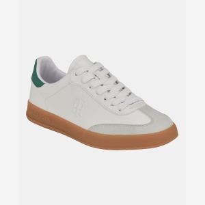 Tommy Hilfiger Women's Sarhli Lace-Up Sneakers - White/Green