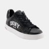 DKNY Women's Abeni Arch Raffia Logo Low-Top Sneakers - Black