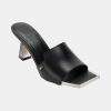 Women's Kailyn Square Toe Slide Sandals - Black