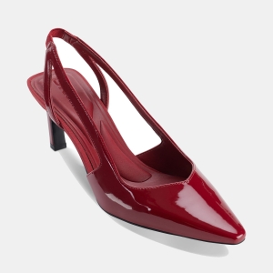 DKNY Women's Carson Pointed-Toe Slingback Pumps - Ruby Red