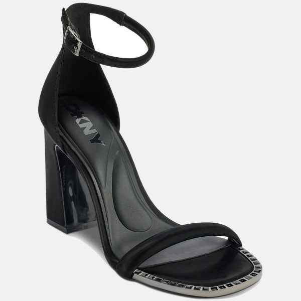 DKNY Women's Waylin Ankle Strap Dress Sandals - Black