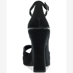 DKNY Women's Linda Strappy Square-Toe Sandals - Black - Image 4