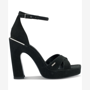 DKNY Women's Linda Strappy Square-Toe Sandals - Black - Image 3