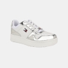 Tommy Hilfiger Women's Twigye Lace-Up Sneakers - Silver/White