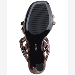 DKNY Women's Strappy Multi-Buckle Stiletto Sandals - Image 6