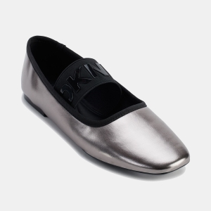 DKNY Women's Dace Mary Jane Ballet Flats - Pewter