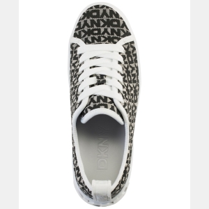 DKNY Women's Mar Lace-Up Sneakers - White and Black - Image 5