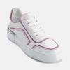 DKNY Women's Baylor Slip On Sneakers - White and Pink