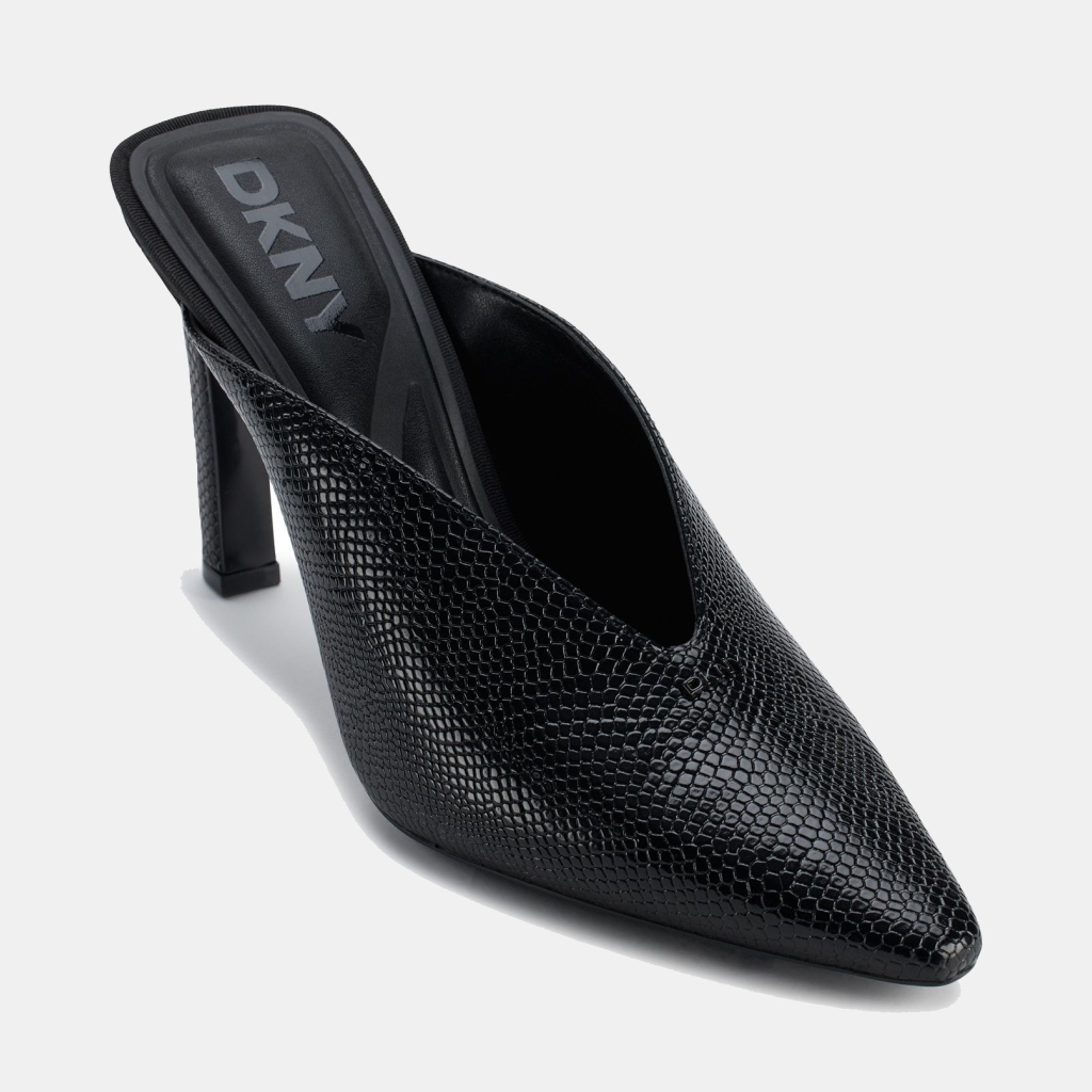 DKNY Women's Cadena Slip On Mule Pumps - Black