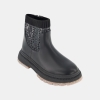 DKNY Little and Big Girls Crissa Stretch Lug Boot