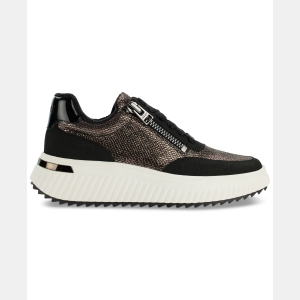 DKNY Women's Laurence Zip Sneakers - Pewter/ Black - Image 3