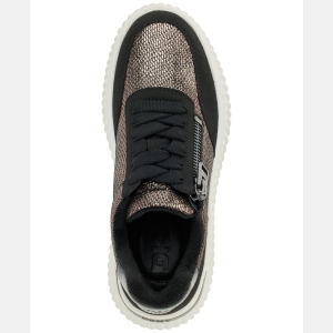 DKNY Women's Laurence Zip Sneakers - Pewter/ Black - Image 5
