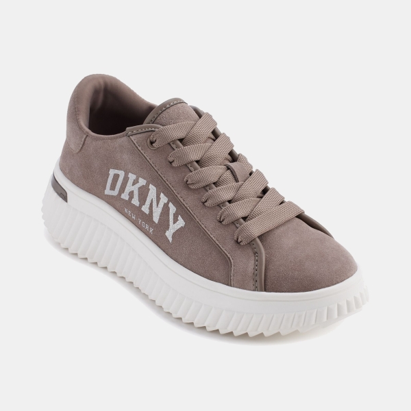 DKNY Women's Larissa Lace Up Platform Sneakers