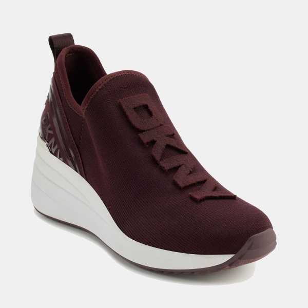 DKNY Women's Keeva Wedge Sneakers - Wine