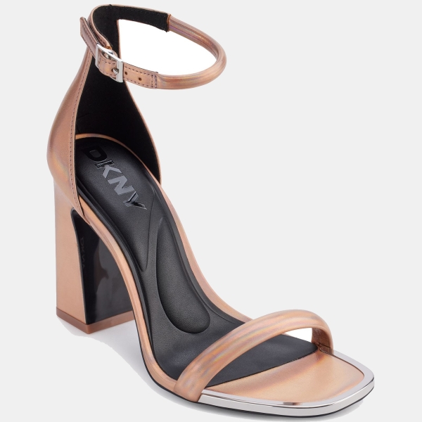 DKNY Women's Waylin Ankle Strap Dress Sandals - Rose gold