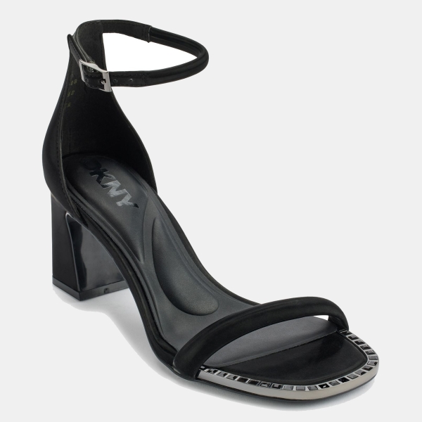 DKNY Women's Wenda Ankle Strap Dress Sandals - Black