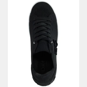 DKNY Women's Mallory Lace-Up Sneakers - Black - Image 5