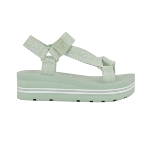 Women's Avin Logo Sport Sandals - Light Green/White Logo - Image 3