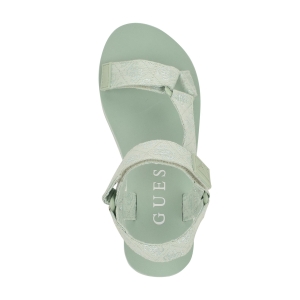 Women's Avin Logo Sport Sandals - Light Green/White Logo - Image 5