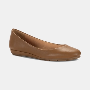 Style & Co Women's Elsaa Cushioned Insoles Flats, Exclusively at Macy's - Acorn Brown