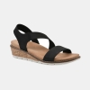 Cliffs by White Mountain Women's Tinnley Wedge Slip-On Sandals