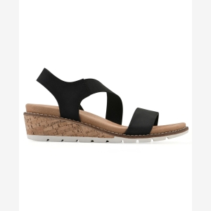 Cliffs by White Mountain Women's Tinnley Wedge Slip-On Sandals - Image 3