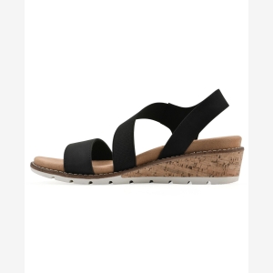 Cliffs by White Mountain Women's Tinnley Wedge Slip-On Sandals - Image 7