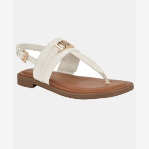 Tommy Hilfiger Women's Carree T-Strap Flat Sandals