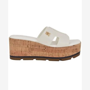 Tommy Hilfiger Women's Heliena High Platform Wedge Sandals - White - Image 3