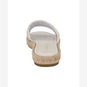 Tommy Hilfiger Women's Hadjea Espadrille Slip-On Flat Sandals - Silver - Image 4