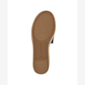 Tommy Hilfiger Women's Hadjea Espadrille Slip-On Flat Sandals - Black/Denim - Image 6