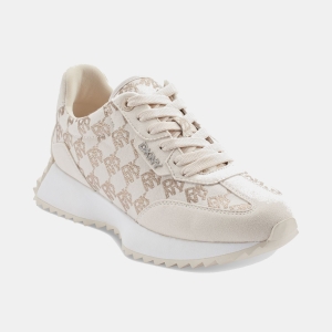 DKNY Women's Naples Checkered Running Sneakers - Bone