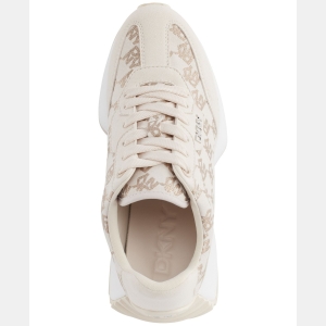 DKNY Women's Naples Checkered Running Sneakers - Bone - Image 5