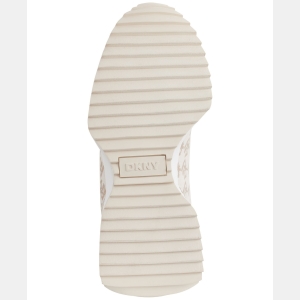 DKNY Women's Naples Checkered Running Sneakers - Bone - Image 6