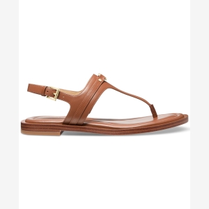 Michael Kors Women's Mandy Logo Slingback Thong Sandals - Luggage - Image 3
