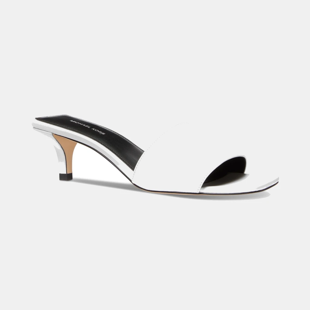 Michael Kors Merriam Kitten-Heel Sandals