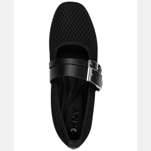 DKNY Women's Dade Mesh Buckle Ballet Flats - Black - Image 5