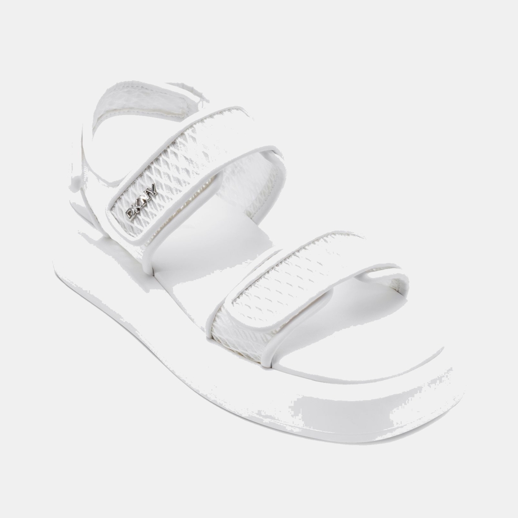 DKNY Women's Owyn Chunky Platform Sandals - White