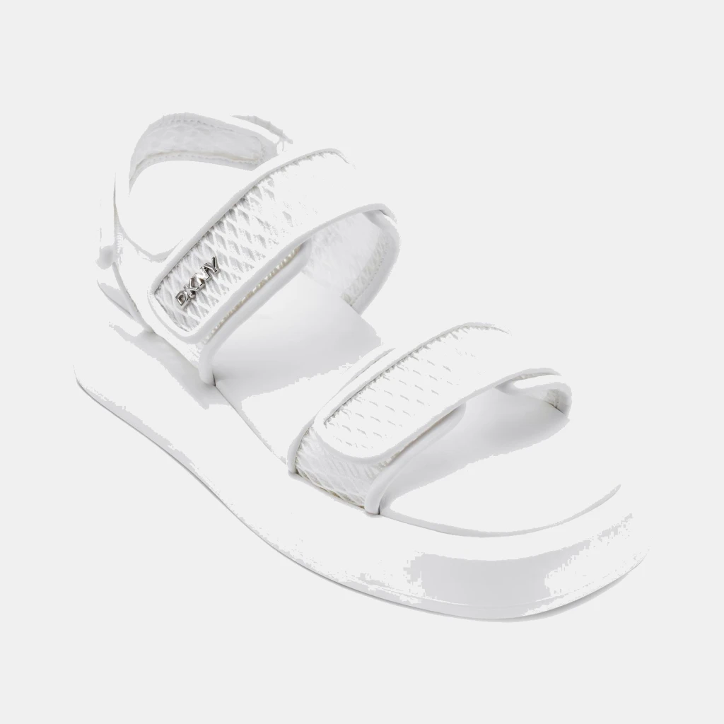 DKNY Women's Owyn Chunky Platform Sandals - White