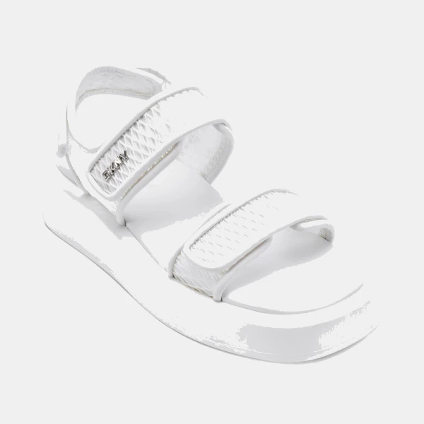DKNY Women's Owyn Chunky Platform Sandals - White