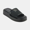 DKNY Women's Orion Mesh Platform Sandals - Black