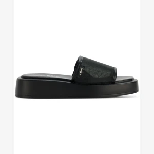 DKNY Women's Orion Mesh Platform Sandals - Black - Image 3