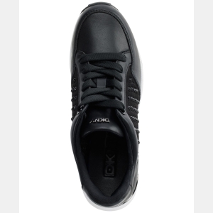 DKNY Women's Kalinda Stones Wedge Sneakers - Black/ Black - Image 5