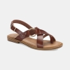 Style & Co Women's Romyy Flat Sandals, Exclusively at Macy's - Bison