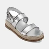 DKNY Women's Bernae Slingback Sandals - Silver