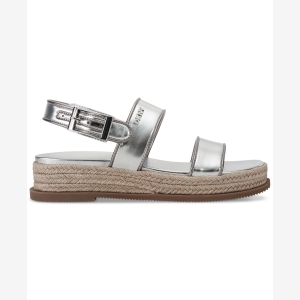 DKNY Women's Bernae Slingback Sandals - Silver - Image 3