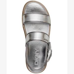 DKNY Women's Bernae Slingback Sandals - Silver - Image 5
